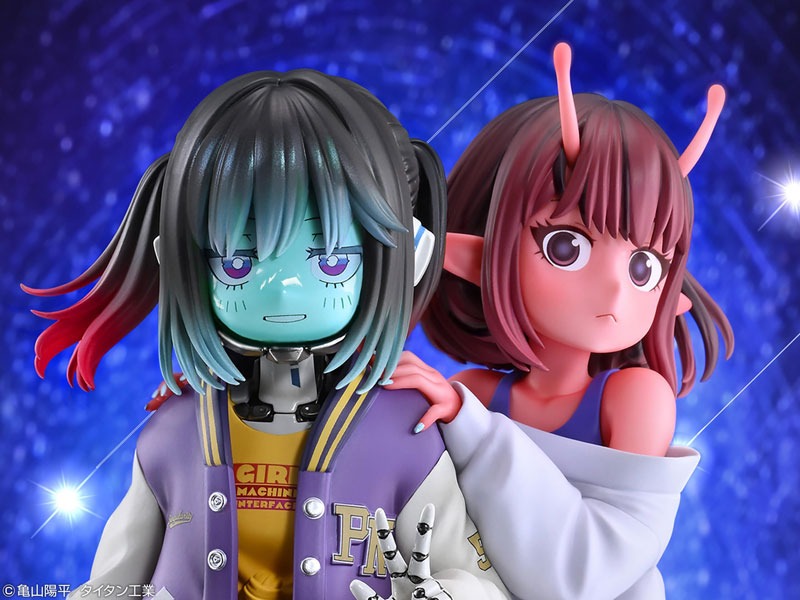 Non Scaled Figure Kujou Chiharu & Kurusu Makina - Milky*Subway / Ginga Tokkyuu Milky☆Subway By Medicos Entertainment