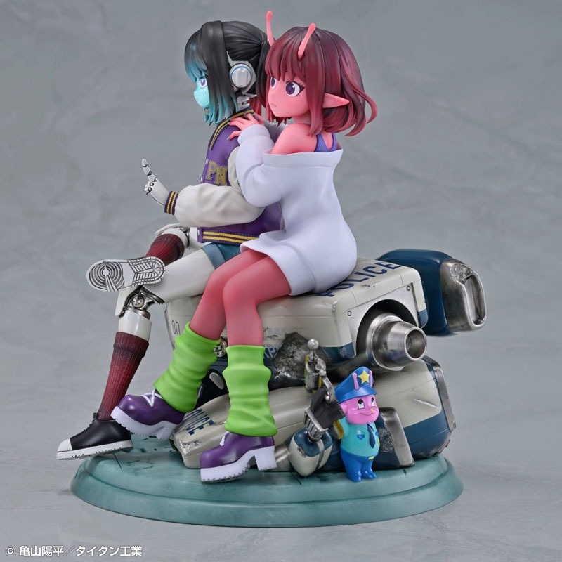 Non Scaled Figure Kujou Chiharu & Kurusu Makina - Milky*Subway / Ginga Tokkyuu Milky☆Subway By Medicos Entertainment