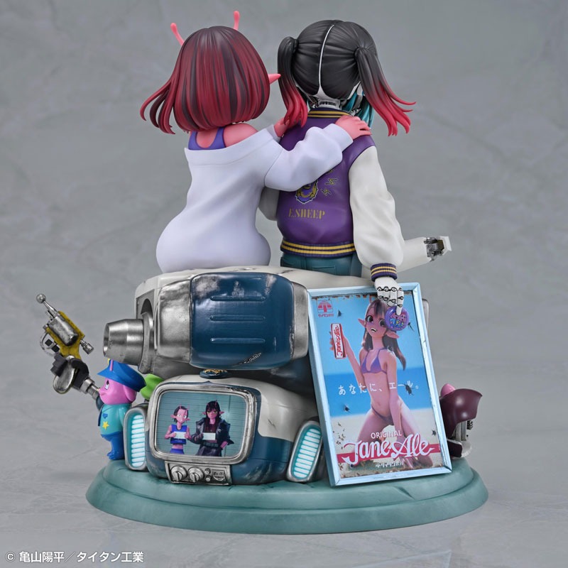Non Scaled Figure Kujou Chiharu & Kurusu Makina - Milky*Subway / Ginga Tokkyuu Milky☆Subway By Medicos Entertainment