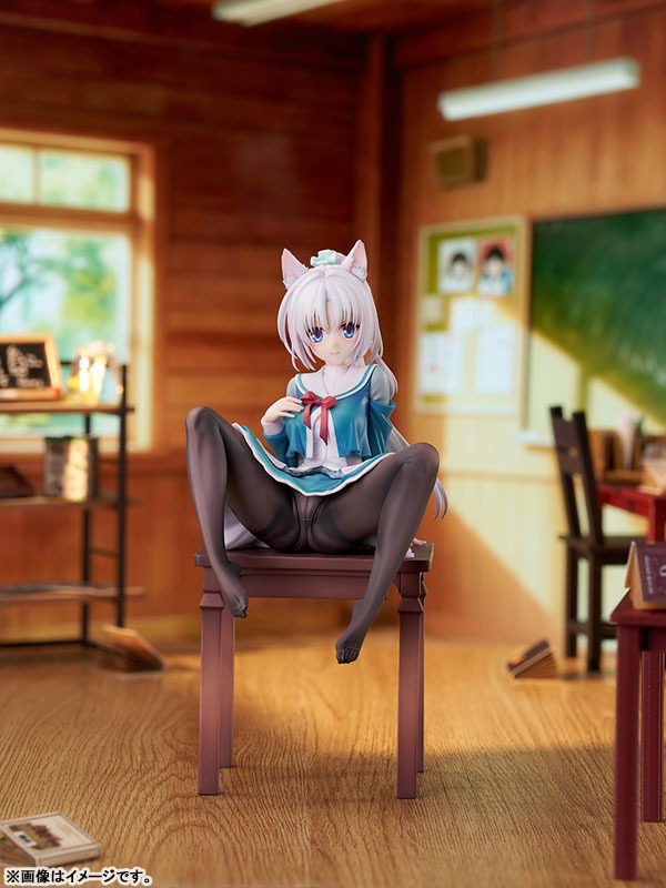 Scaled Figure 1/7 Yoshino Tomotake - Animal Ears School Uniform Ver. Senren Banka (21cm) By Luminous Box