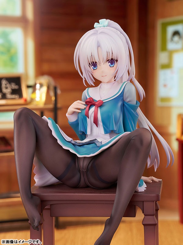 Scaled Figure 1/7 Yoshino Tomotake - Animal Ears School Uniform Ver. Senren Banka (21cm) By Luminous Box