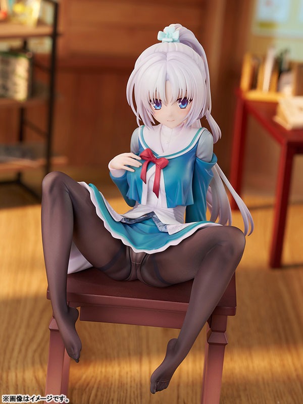 Scaled Figure 1/7 Yoshino Tomotake - Animal Ears School Uniform Ver. Senren Banka (21cm) By Luminous Box