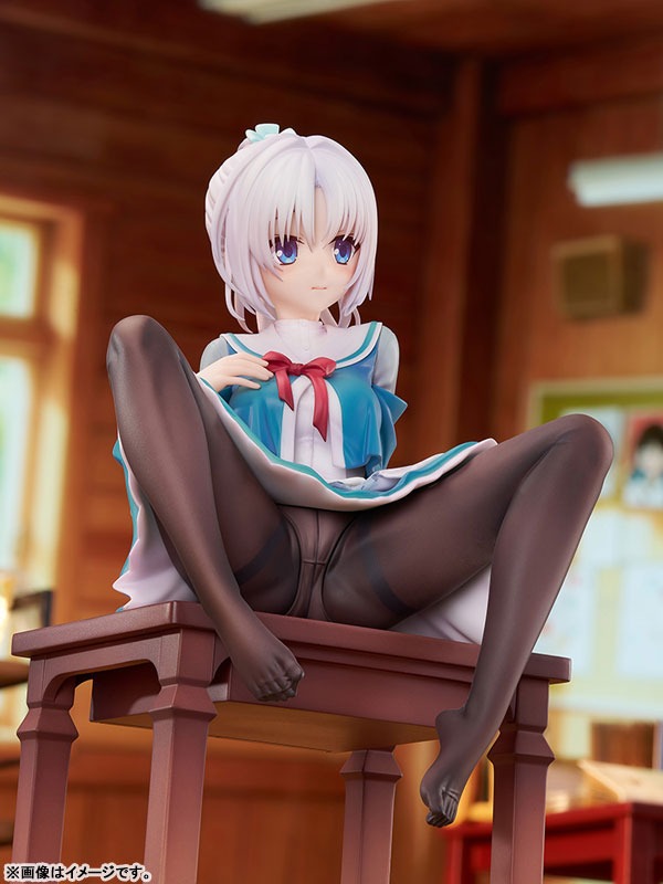 Scaled Figure 1/7 Yoshino Tomotake - Animal Ears School Uniform Ver. Senren Banka (21cm) By Luminous Box