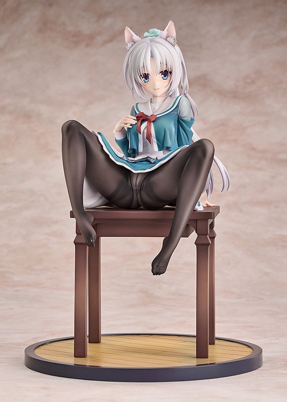 Scaled Figure 1/7 Yoshino Tomotake - Animal Ears School Uniform Ver. Senren Banka (21cm) By Luminous Box