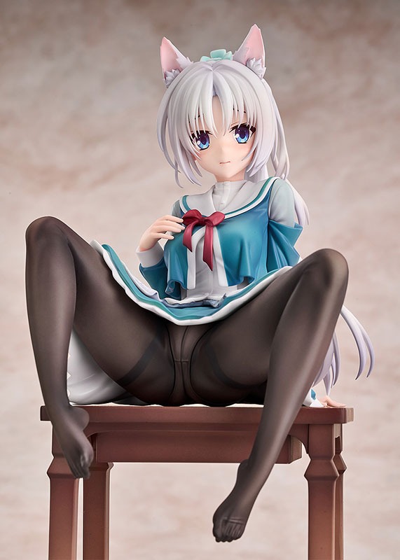 Scaled Figure 1/7 Yoshino Tomotake - Animal Ears School Uniform Ver. Senren Banka (21cm) By Luminous Box