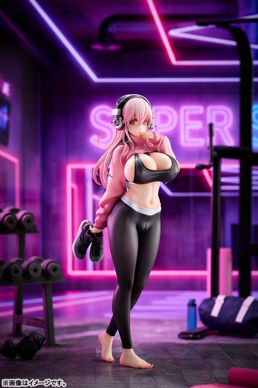 Scaled Figure 1/6 Super Sonico - Exercise Ver. Super Sonico By Solarain