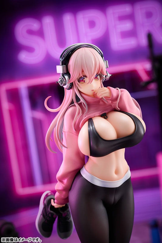 Scaled Figure 1/6 Super Sonico - Exercise Ver. Super Sonico By Solarain