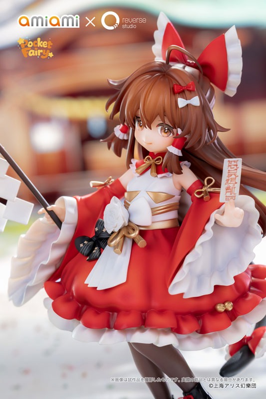 Non Scaled Figure Pocket Fairy Hakurei Reimu - Touhou Project (15cm) By Amiami X Reverse Studio