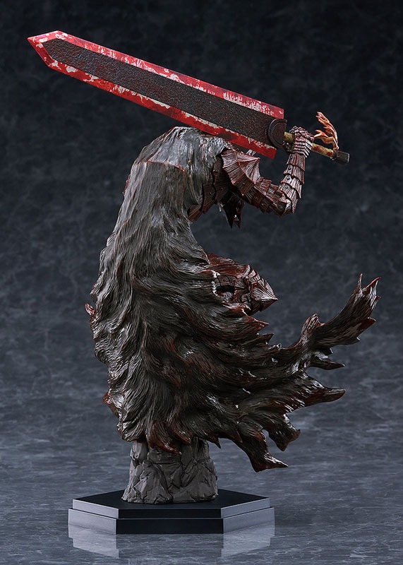 Pop Up Parade Figure L Size Guts - Berserker Armor Bloody Paint Ver. Berserk By Max Factory