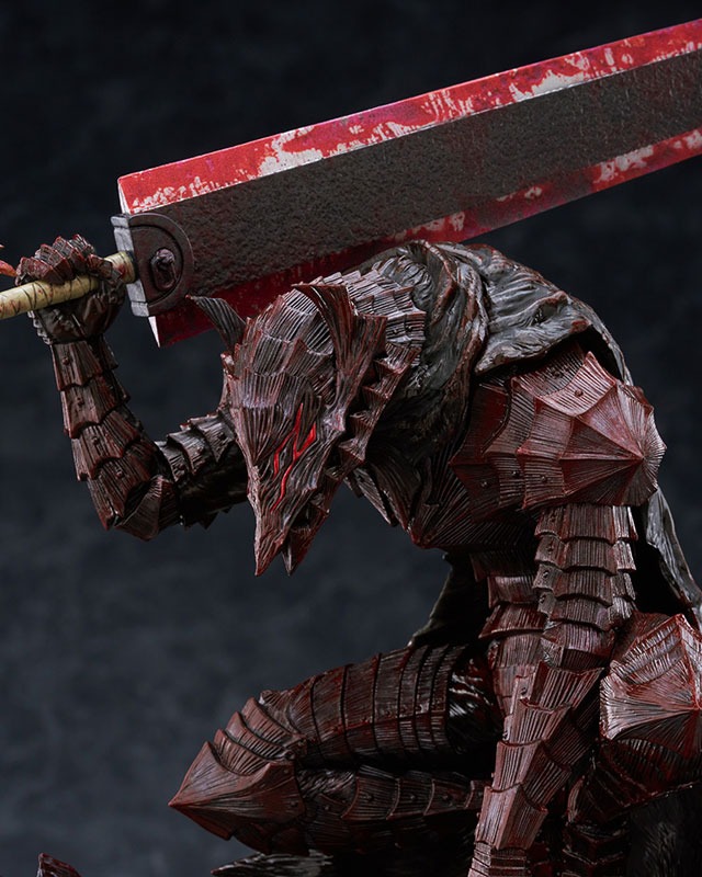 Pop Up Parade Figure L Size Guts - Berserker Armor Bloody Paint Ver. Berserk By Max Factory