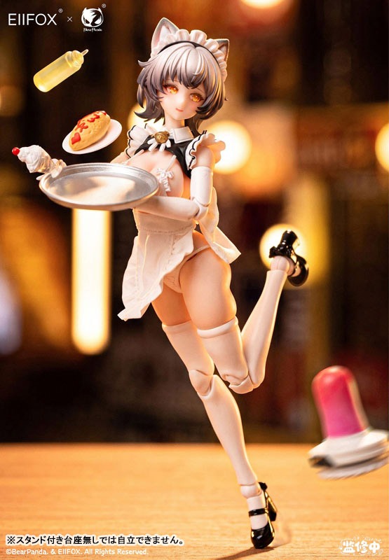 [With Bonus] Action Figure 1/12 Cat Maid Little Pudding By BearPanda x Eiifox