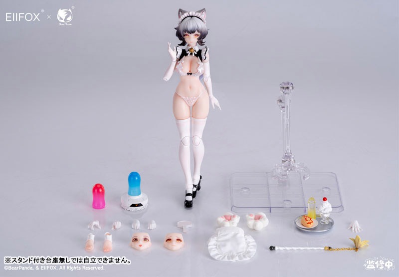 [With Bonus] Action Figure 1/12 Cat Maid Little Pudding By BearPanda x Eiifox