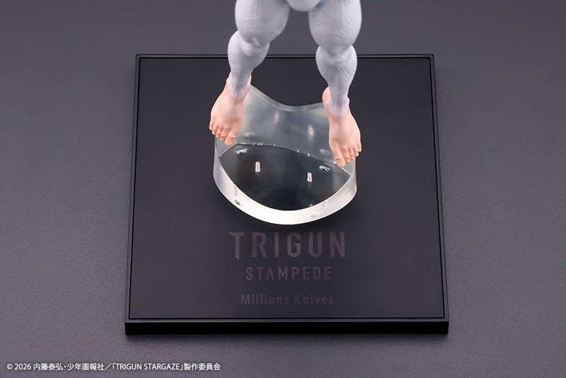 OSHI WORKS Scaled Figure 1/8 Million Knives - TRIGUN STAMPEDE By Kotobukiya