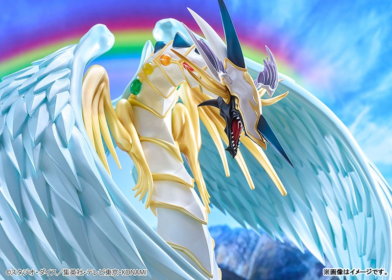 Non Scaled figure Kyuukyoku Hougyokushin Rainbow Dragon - Yugioh / Yu-Gi-Oh! Duel Monsters GX (28cm) By DMM Factory
