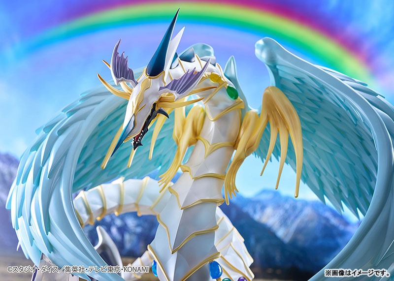 Non Scaled figure Kyuukyoku Hougyokushin Rainbow Dragon - Yugioh / Yu-Gi-Oh! Duel Monsters GX (28cm) By DMM Factory