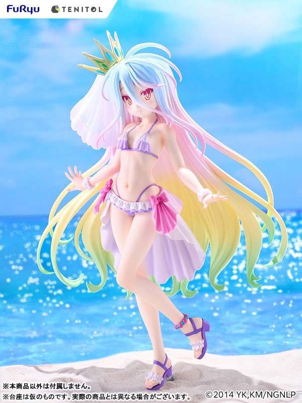 TENITOL TALL Figure Shiro - Swimwear Dress Ver. No Game No Life (29cm) By FuRyu