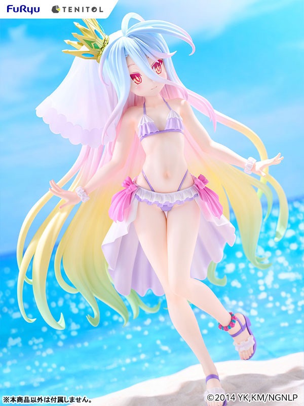TENITOL TALL Figure Shiro - Swimwear Dress Ver. No Game No Life (29cm) By FuRyu