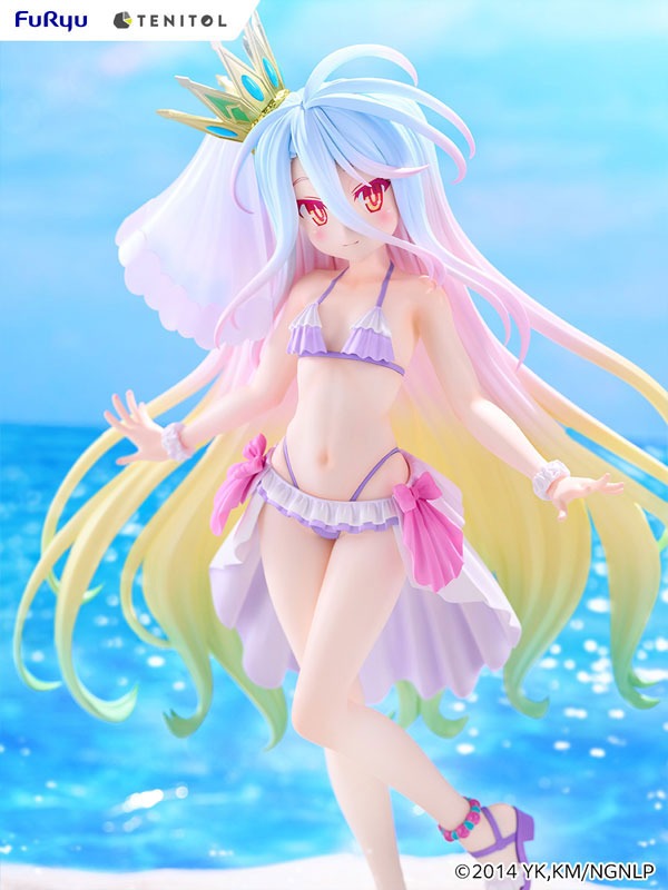 TENITOL TALL Figure Shiro - Swimwear Dress Ver. No Game No Life (29cm) By FuRyu