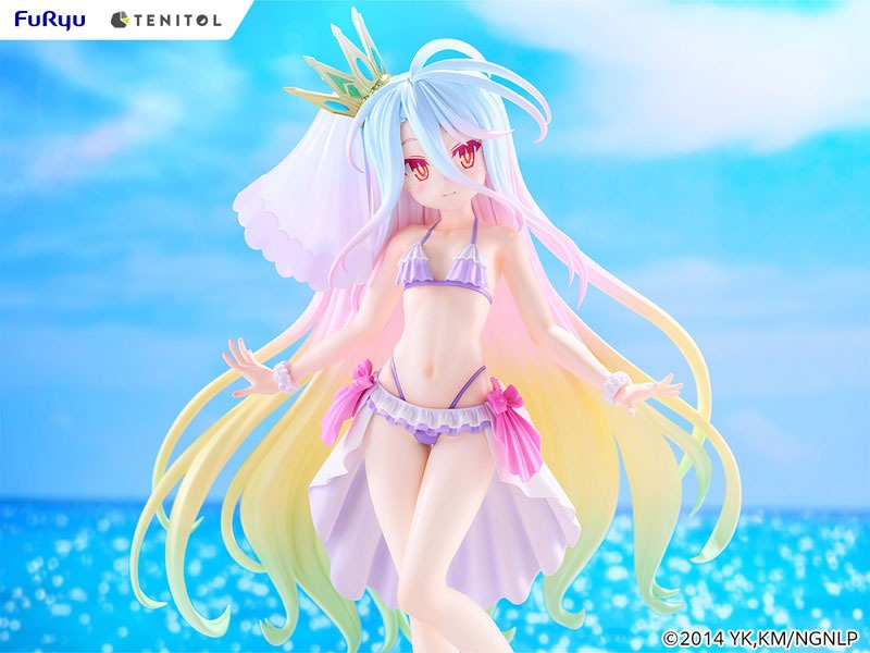 TENITOL TALL Figure Shiro - Swimwear Dress Ver. No Game No Life (29cm) By FuRyu
