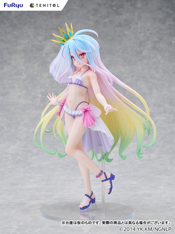 TENITOL TALL Figure Shiro - Swimwear Dress Ver. No Game No Life (29cm) By FuRyu