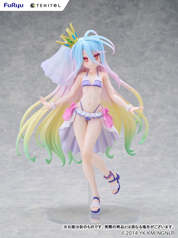 TENITOL TALL Figure Shiro - Swimwear Dress Ver. No Game No Life (29cm) By FuRyu