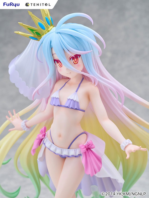 TENITOL TALL Figure Shiro - Swimwear Dress Ver. No Game No Life (29cm) By FuRyu
