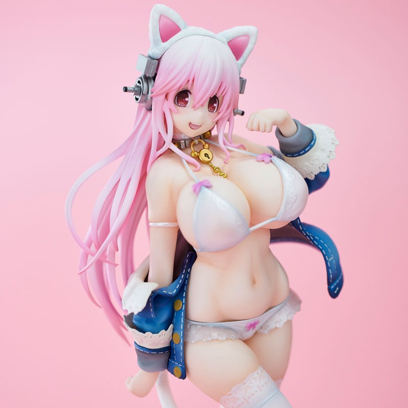 Non Scaled Figure Super Sonico - White Cat Ver. Super Sonico (27cm) (Re-Release) By Union Creative