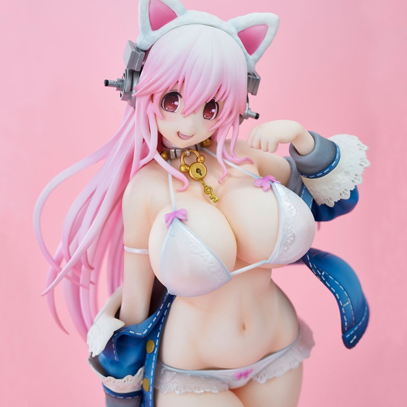 Non Scaled Figure Super Sonico - White Cat Ver. Super Sonico (27cm) (Re-Release) By Union Creative