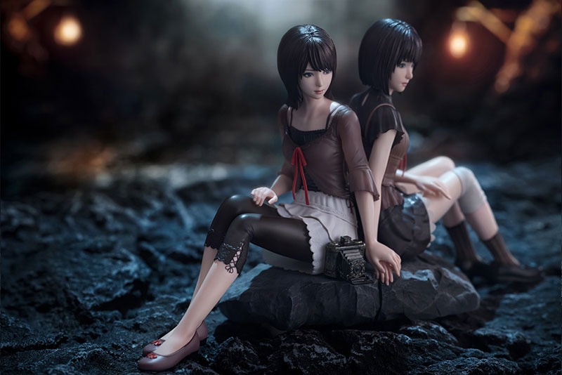OSHI WORKS Figure Amakura Mio & Amakura Mayu - Fatal Frame II: Crimson Butterfly REMAKE (16cm) By Kotobukiya