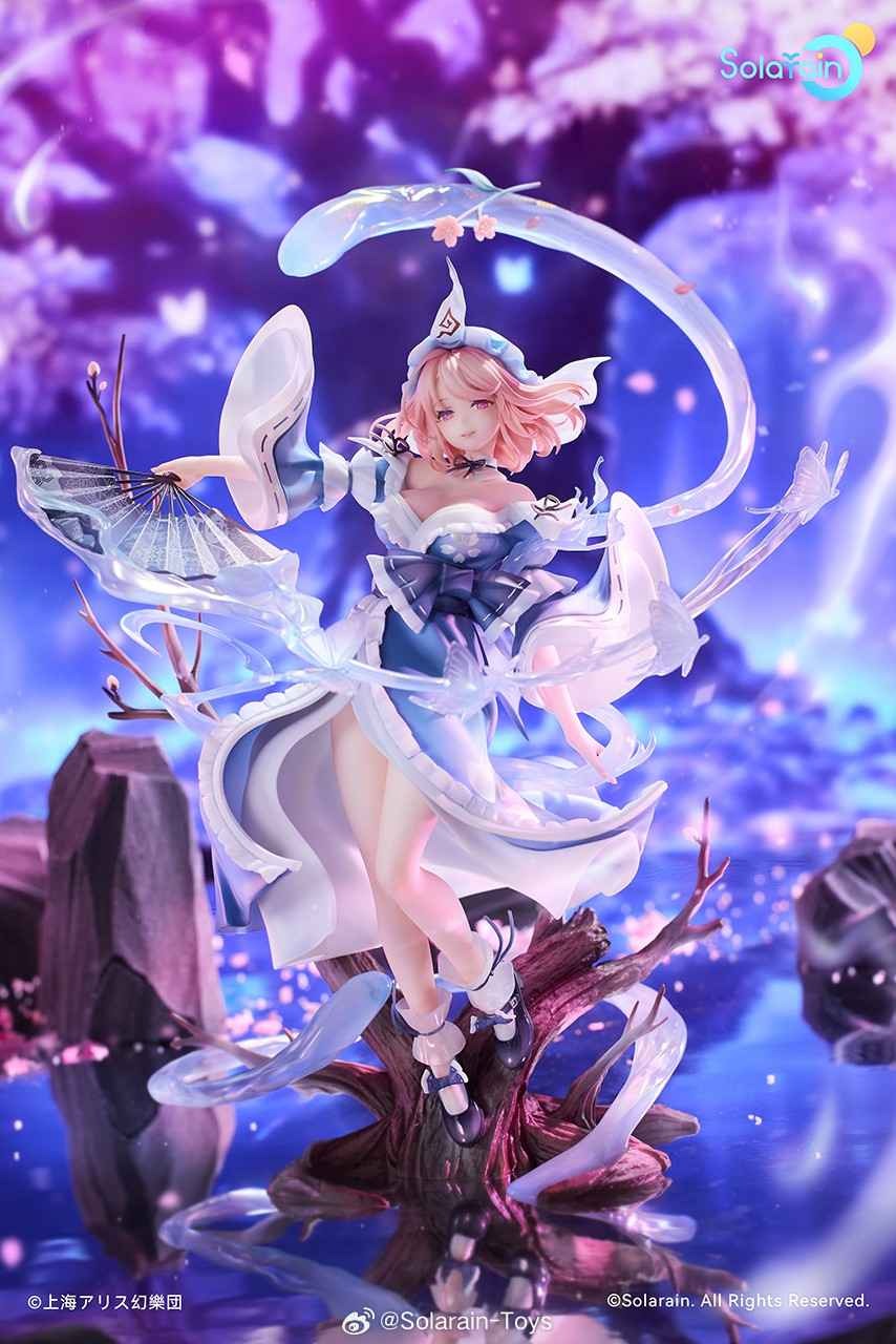 Scaled Figure 1/7 Saigyouji Yuyuko - Natural-Born Ghost Ver. Touhou Project By Solarain