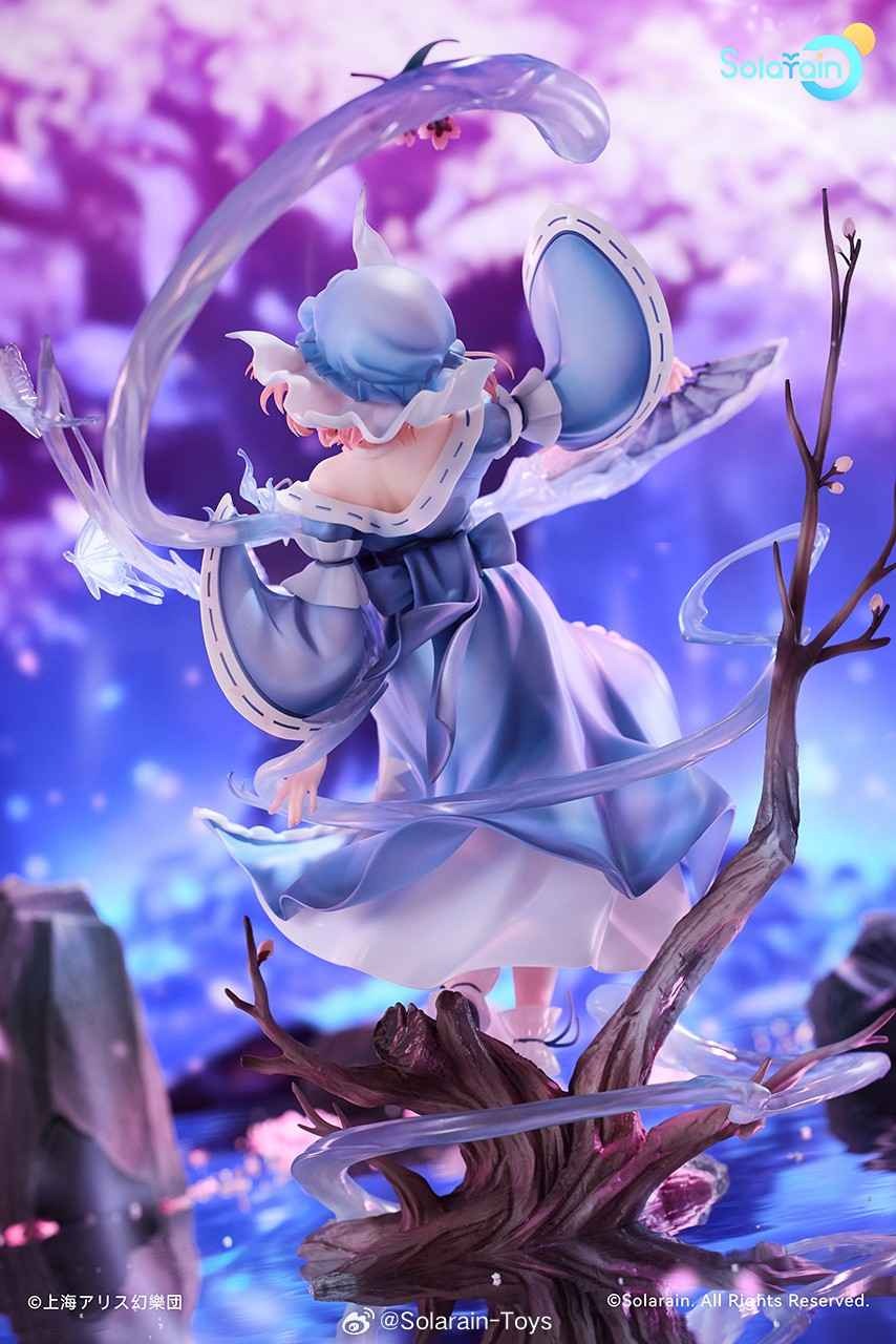 Scaled Figure 1/7 Saigyouji Yuyuko - Natural-Born Ghost Ver. Touhou Project By Solarain