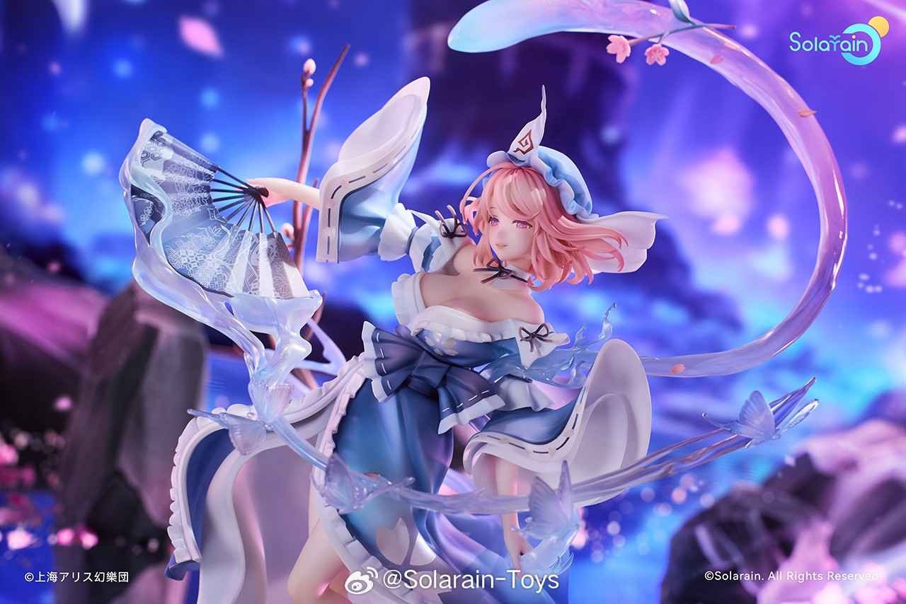Scaled Figure 1/7 Saigyouji Yuyuko - Natural-Born Ghost Ver. Touhou Project By Solarain