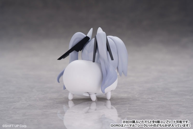 [Set of 6] Yurayura Forest Mini Figure DORO Action Hobby Collection - Goddess of Victory: NIKKE (8cm) & Yurayura Forest Mini Figure Special Dog Park Rail (S, Beige) - Goddess of Victory: NIKKE (8cm)  By Amiami
