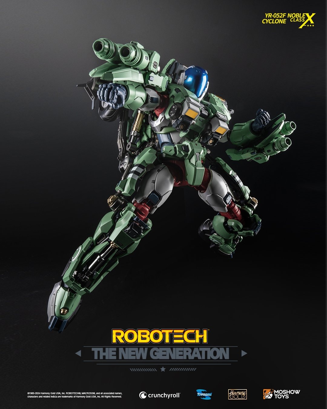Moshow x Robotech Action Figure MSX003 Mospeada Noble Class with New Generation Whirlwind Motocycle - Kikou Souseiki Mospeada By MOSHOWTOYS