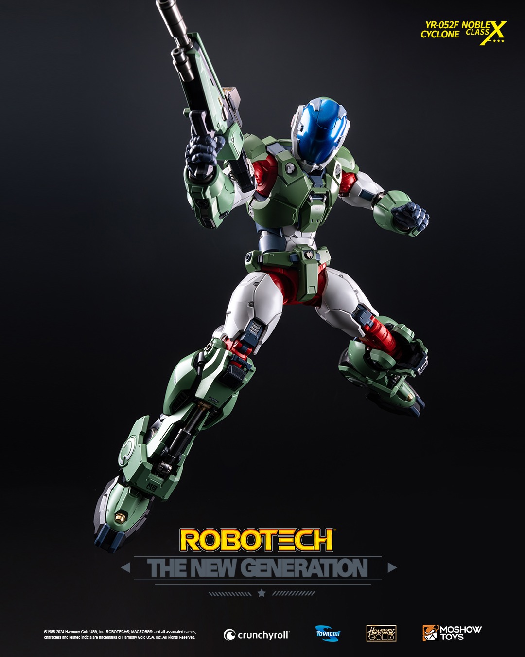 Moshow x Robotech Action Figure MSX003 Mospeada Noble Class with New Generation Whirlwind Motocycle - Kikou Souseiki Mospeada By MOSHOWTOYS
