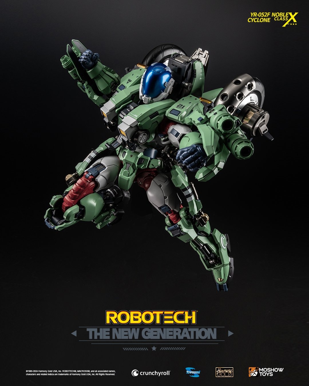 Moshow x Robotech Action Figure MSX003 Mospeada Noble Class with New Generation Whirlwind Motocycle - Kikou Souseiki Mospeada By MOSHOWTOYS
