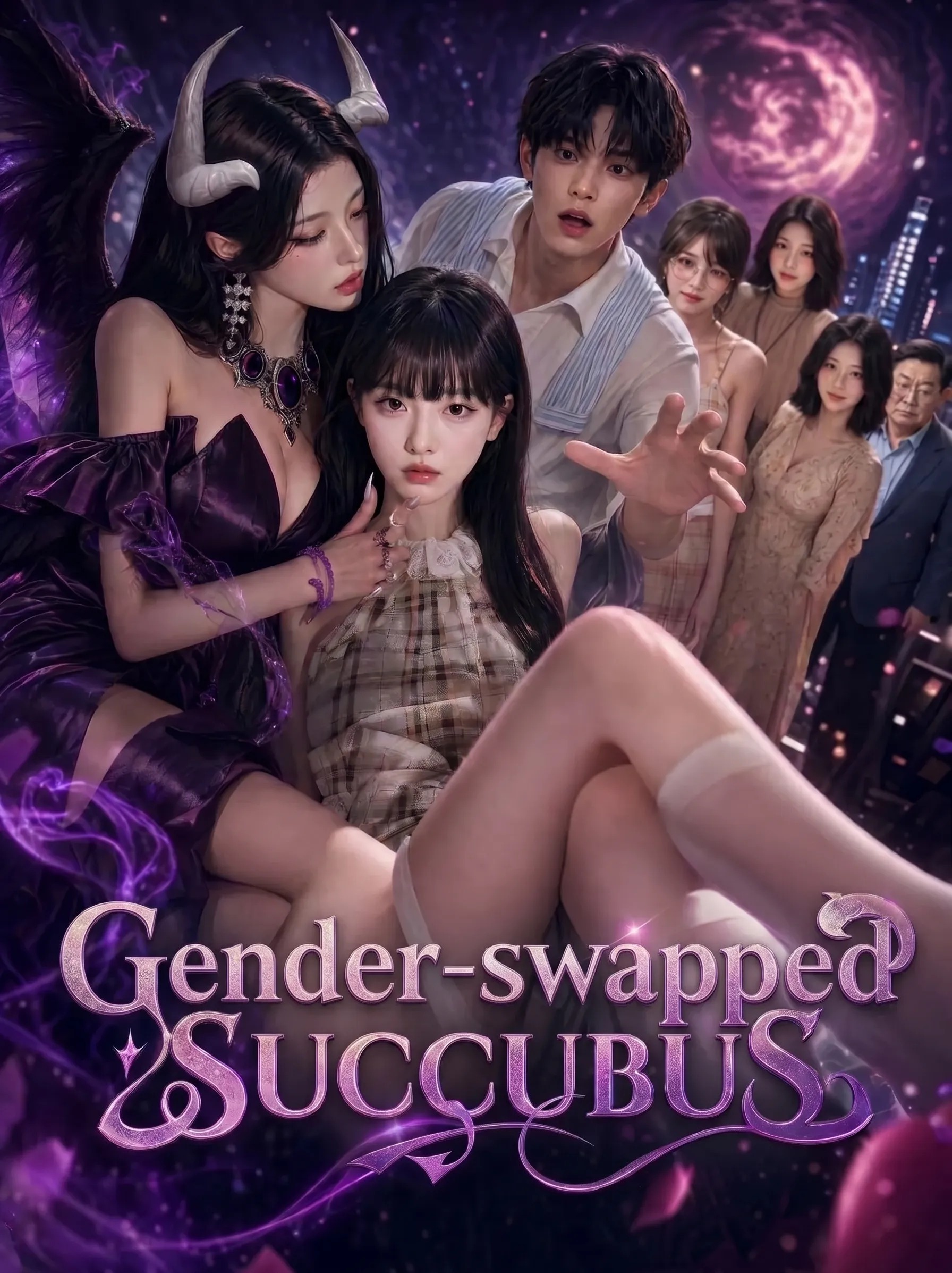 Gender-swapped Succubus (Eps 1-12) 56 Min - Fully Uncensored AI R18 Video With English Subtitle (AIAV-114)