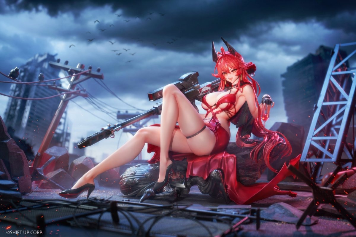 Scaled Figure 1/4 Red Hood - Nonsense Red Ver. Goddess of Victory: NIKKE By Hobby Sakura
