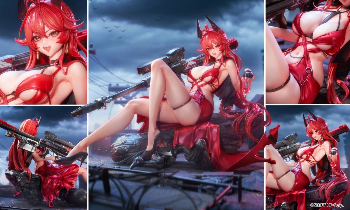 Scaled Figure 1/4 Red Hood - Nonsense Red Ver. Goddess of Victory: NIKKE By Hobby Sakura