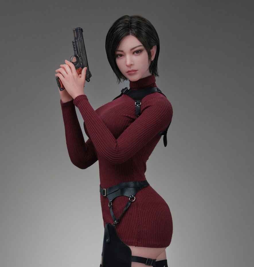 [Cast-Off] Silicone Action Figure 1/3 Ada Wong Super Yabai Fighting Girl Ver. - Resident Evil