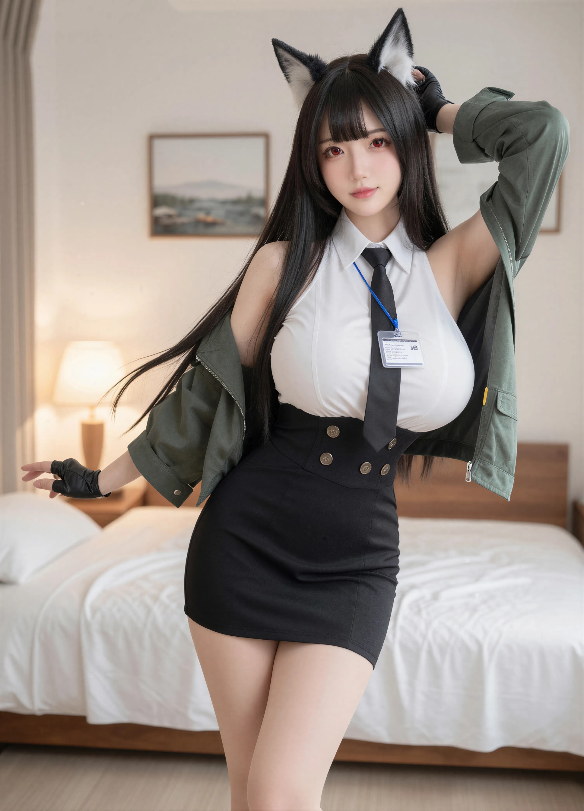 Uncensored AI Cosplay: Hoshimi Miyabi (Zenless Zone Zero) – 114 Images & 6 Videos [No Watermark]