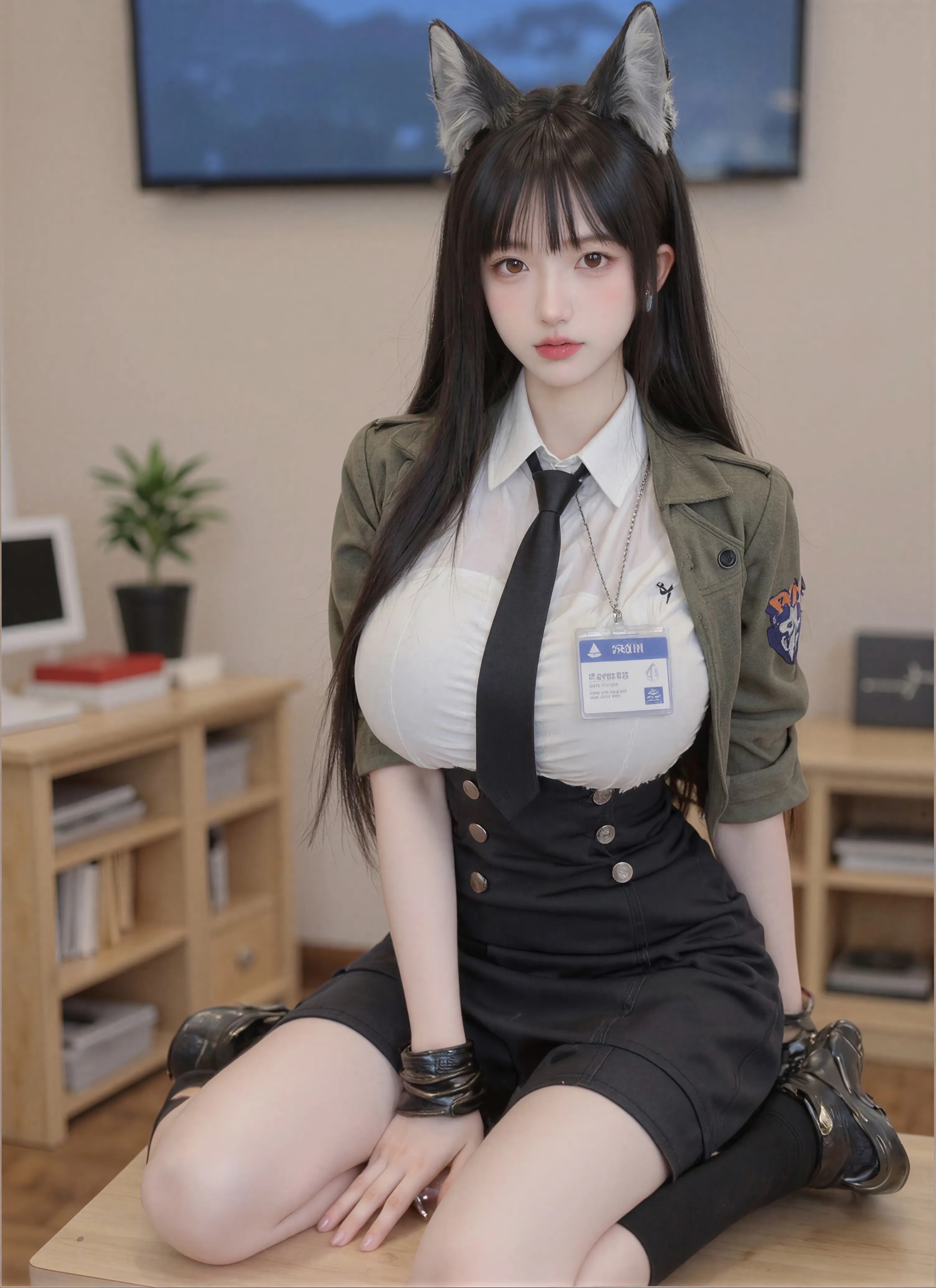 Uncensored AI Cosplay: Hoshimi Miyabi (Zenless Zone Zero) – 114 Images & 6 Videos [No Watermark]