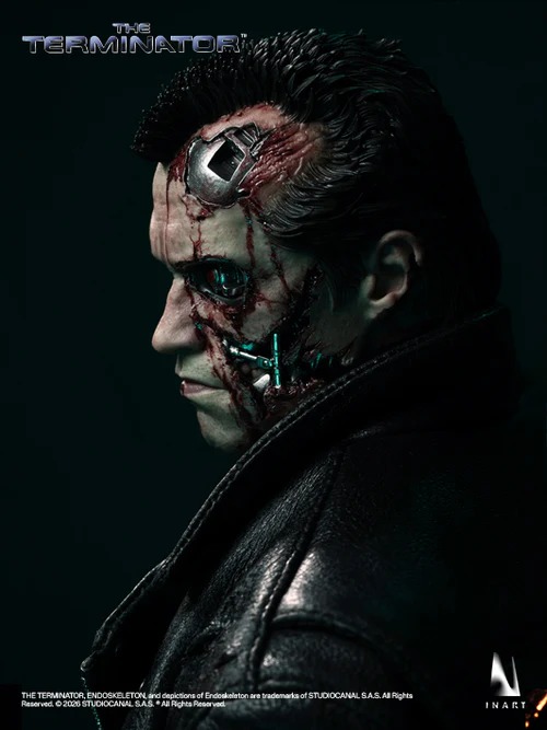 Action Figure 1/6 The Terminator: T-800 By Inart