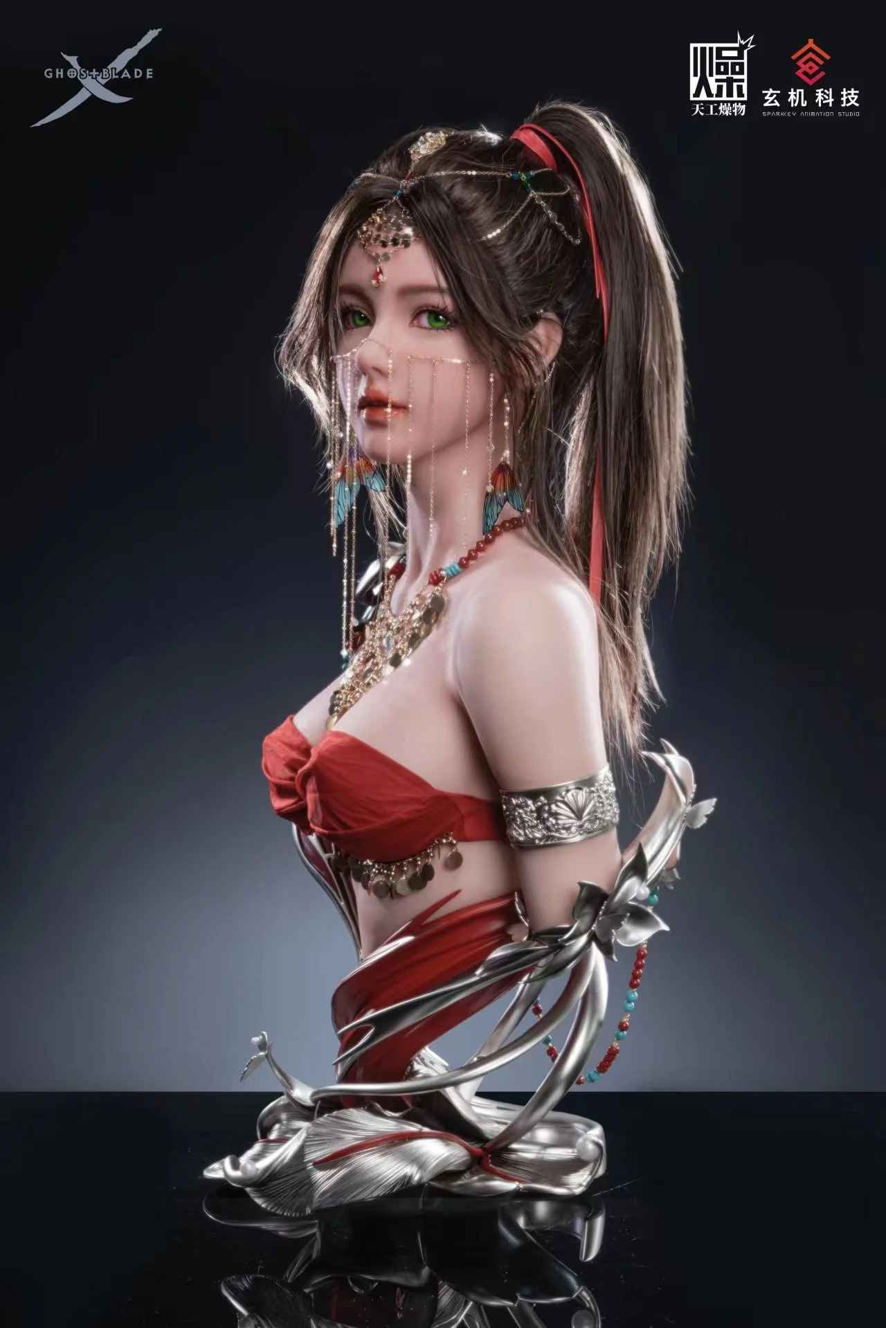 Silicone Real Life Size Bust 1:1 Princess Lylian - Ghostblade (Promo Free Ongkir + Packing Kayu)