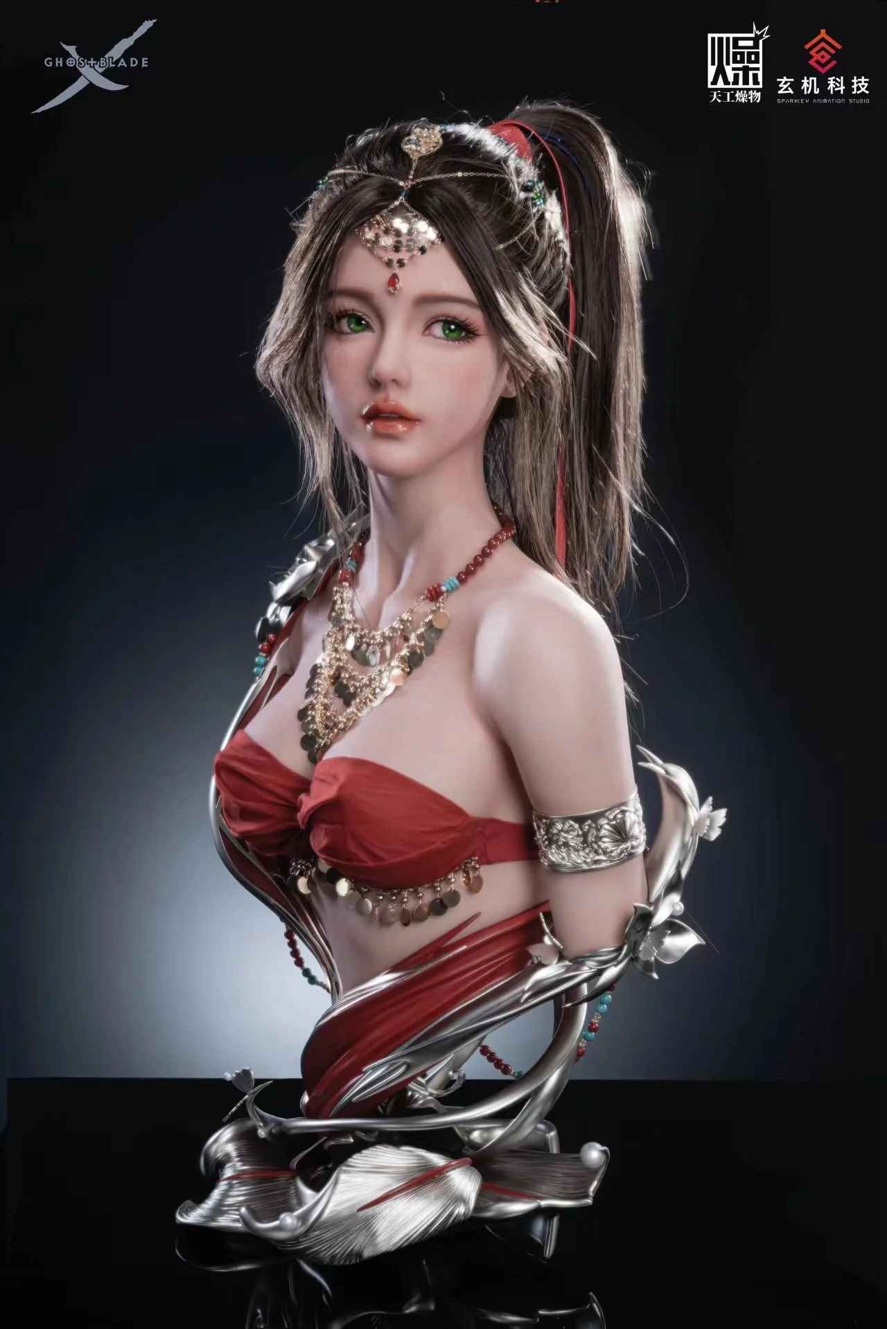 Silicone Real Life Size Bust 1:1 Princess Lylian - Ghostblade (Promo Free Ongkir + Packing Kayu)