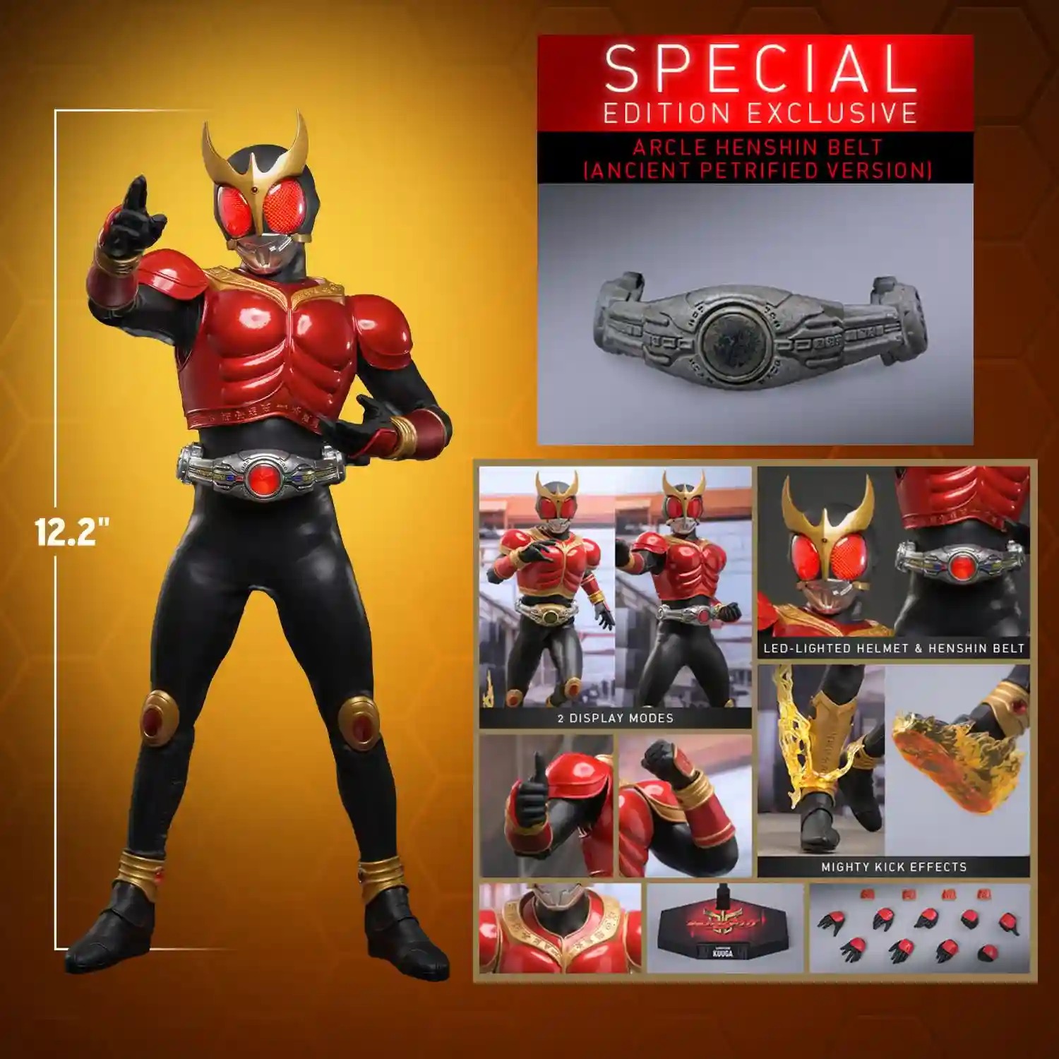 Action Figure 1/6 Kamen Rider Kuuga By Hot Toys