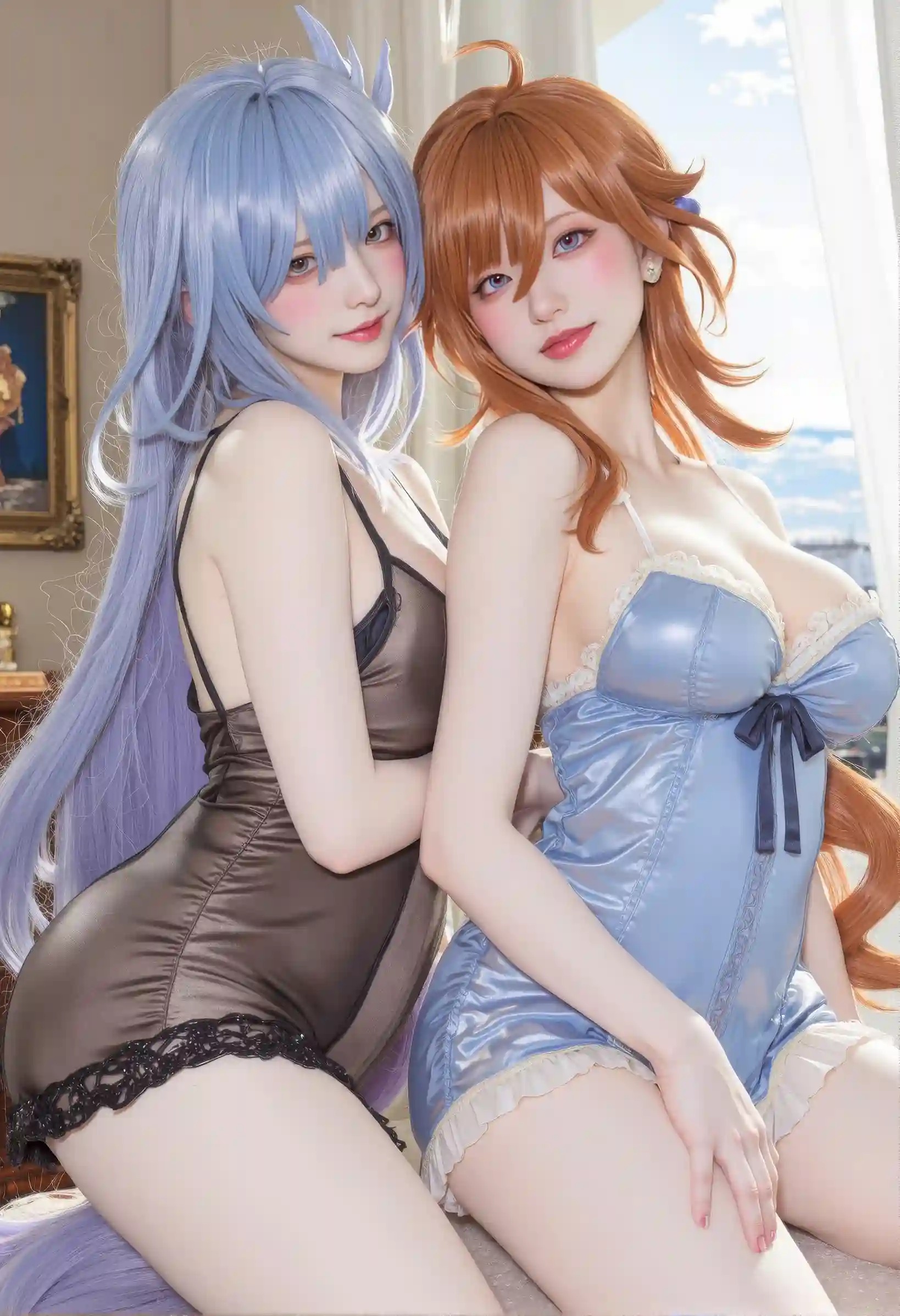 AI Cosplayer Mavuika, Raiden Shogun & Skirk Genshin Impact R18 Collection – 36 Uncensored Images + 7 Videos | Waifu Trio Digital Download
