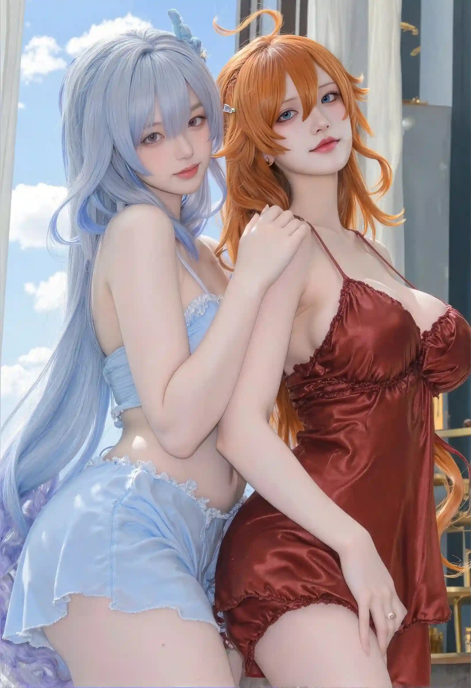 AI Cosplayer Mavuika, Raiden Shogun & Skirk Genshin Impact R18 Collection – 36 Uncensored Images + 7 Videos | Waifu Trio Digital Download