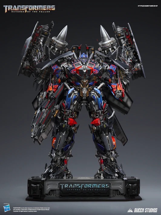 Non Scaled Premium Figure Optimus Prime Jet Power Ver. - Transformer Reverse Of The Fallen By Queen Studios