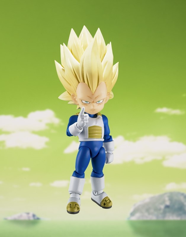 SHF S.H.Figuarts SUPER SAIYAN 3 Vegeta - Mini Ver. Dragon Ball Daima By Bandai Spirits